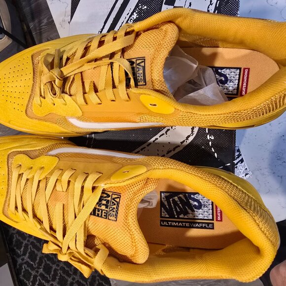 Vans Ave 2.0 'Gold' Skateboarding VN0A2Z3HGLD Shoes Sneakers Mens Size 10 NEW - Picture 7 of 14